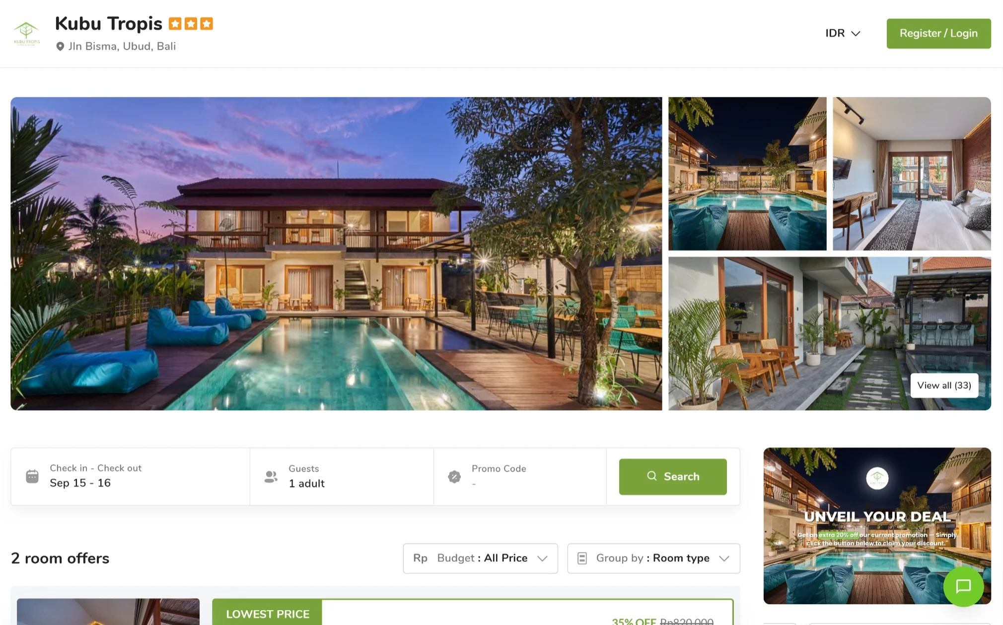 Turn your website into a stronger direct booking channel.