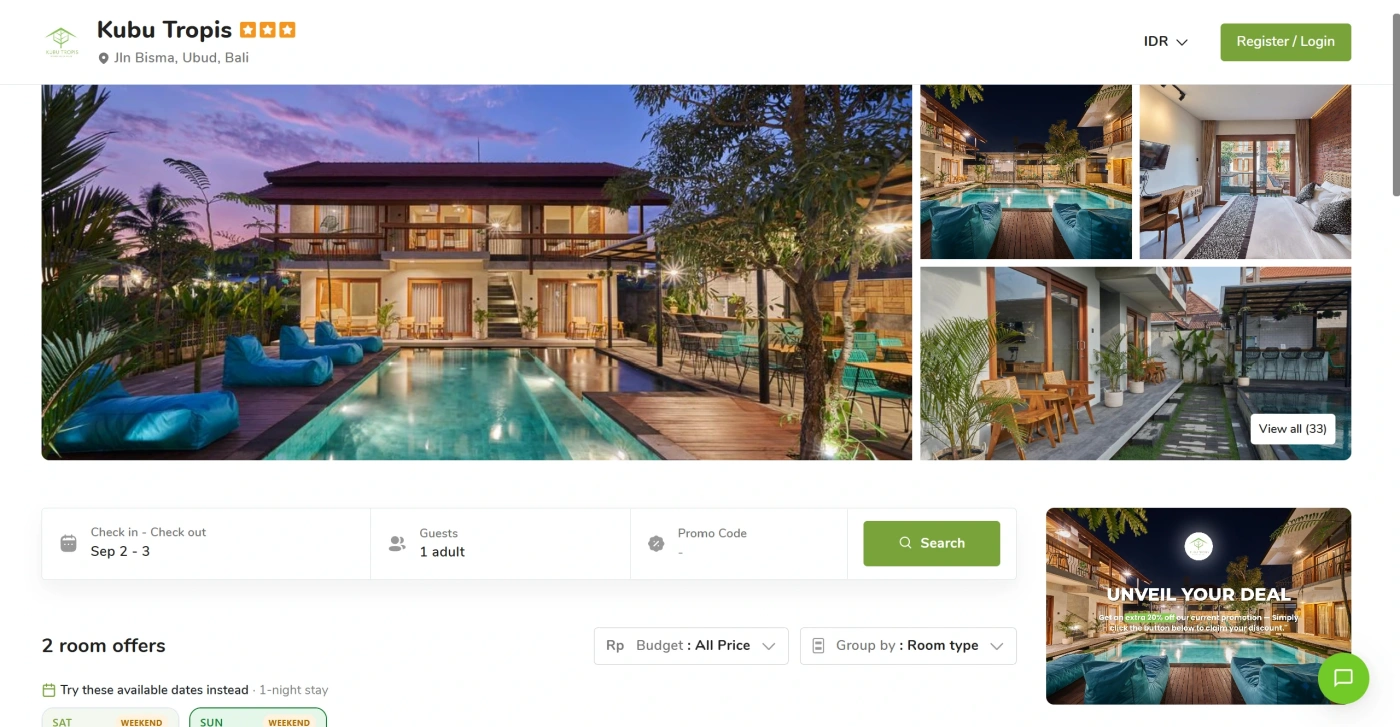 Turn previous guests into future direct bookings